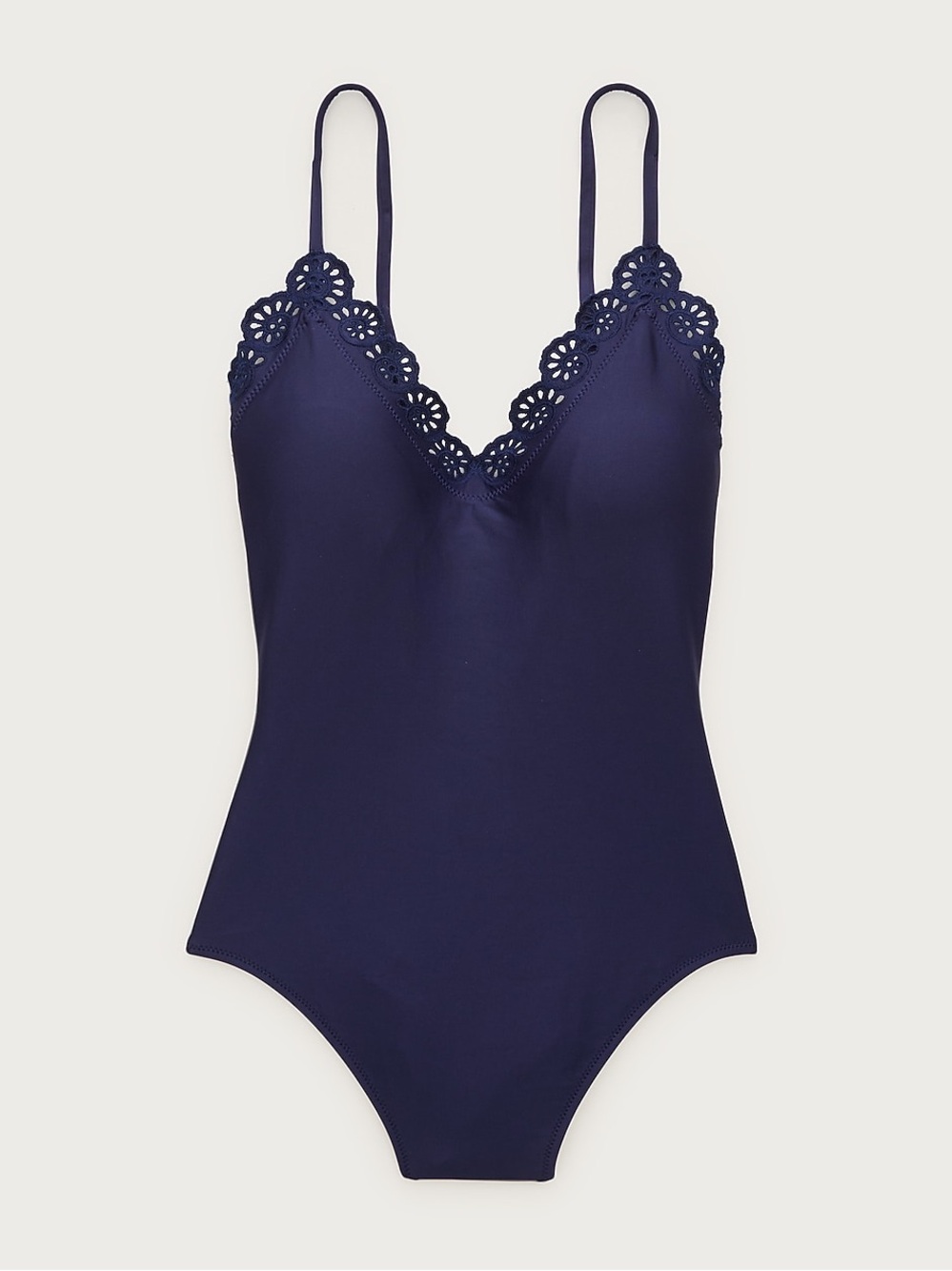 J.CREW Lana Eyelet One-Piece in Classic Sculpt, Size 6